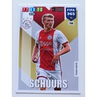 288 Perr Schuurs Team Mate focis kártya (AFC Ajax) FIFA365 2020