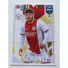 292 Lasse Schöne Team Mate focis kártya (AFC Ajax) FIFA365 2020