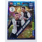 378 Mattia De Sciglio / Alex Sandro Dynamic Duo focis kártya (Juventus) FIFA365 2020