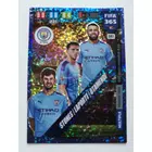 381 John Stones / Aymeric Laporte / Nicolas Otamendi Power Trio focis kártya (Manchester City) FIFA365 2020