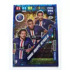 385 Edinson Cavani / Kylian Mbappé / Neymar Jr Power Trio focis kártya (Paris Saint-Germain) FIFA365 2020