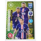 255 Ángel Di Maria / Kylian Mbappé / Neymar Jr Power Trio focis kártya (Paris Saint-Germain) FIFA365 2021