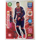 340 Gerard Piqué Titan/Power UP focis kártya (FC Barcelona) FIFA365 2021