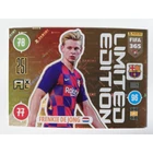 LE-FDJ Frenkie De Jong Limited Edition focis kártya (FC Barcelona) FIFA365 2021