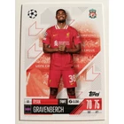 56 Ryan Gravenberch Base card focis kártya (Liverpool) Topps MATCH ATTAX BL 2024-25