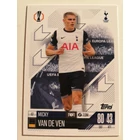 67 Micky van de Ven Base card focis kártya (Tottenham Hotspur) Topps MATCH ATTAX BL 2024-25