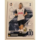 70 Radu Dragusin Base card focis kártya (Tottenham Hotspur) Topps MATCH ATTAX BL 2024-25