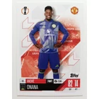 101 André Onana Base card focis kártya (Manchester United) Topps MATCH ATTAX BL 2024-25