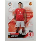 102 Lisandro Martínez Base card focis kártya (Manchester United) Topps MATCH ATTAX BL 2024-25