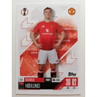 107 Rasmus Hojlund Base card focis kártya (Manchester United) Topps MATCH ATTAX BL 2024-25