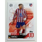 111 Jose Maria Gimenez Base card focis kártya (Atletico de Madrid) Topps MATCH ATTAX BL 2024-25