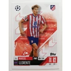 114 Marcos Llorente Base card focis kártya (Atletico de Madrid) Topps MATCH ATTAX BL 2024-25