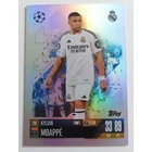 134 Kylian Mbappé Base card focis kártya (Real Madrid CF) Topps MATCH ATTAX BL 2024-25
