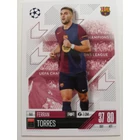 150 Ferran Torres Base card focis kártya (FC Barcelona) Topps MATCH ATTAX BL 2024-25