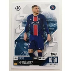 159 Lucas Hernandez Base card focis kártya (Paris Saint-Germain) Topps MATCH ATTAX BL 2024-25