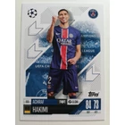 160 Achraf Hakimi Base card focis kártya (Paris Saint-Germain) Topps MATCH ATTAX BL 2024-25
