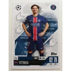 165 Vitinha Base card focis kártya (Paris Saint-Germain) Topps MATCH ATTAX BL 2024-25