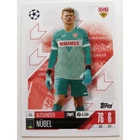 173 Alexander Nübel Base card focis kártya (VfB Stuttgart) Topps MATCH ATTAX BL 2024-25