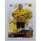 185 Emre Can Captain focis kártya (Borussia Dortmund) Topps MATCH ATTAX BL 2024-25
