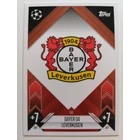 190 Team Badge Base card focis kártya (Bayer 04 Leverkusen) Topps MATCH ATTAX BL 2024-25