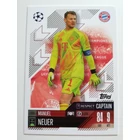 209 Manuel Neuer Captain focis kártya (FC Bayern München) Topps MATCH ATTAX BL 2024-25