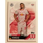 230 Benjamin Henrichs Base card focis kártya (RB Leipzig) Topps MATCH ATTAX BL 2024-25