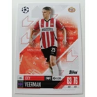 257 Joey Veerman Base card focis kártya (PSV Eindhoven) Topps MATCH ATTAX BL 2024-25