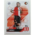 270 Santiago Gimenez Base card focis kártya (Feyenoord) Topps MATCH ATTAX BL 2024-25