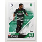 278 Marcus Edwards Base card focis kártya (Sporting Clube de Portugal) Topps MATCH ATTAX BL 2024-25