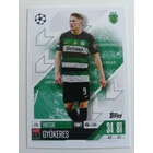 279 Victor Gyökeres Base card focis kártya (Sporting Clube de Portugal) Topps MATCH ATTAX BL 2024-25