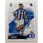 287 Brais Mendez Base card focis kártya (Real Sociedad de Futbol) Topps MATCH ATTAX BL 2024-25