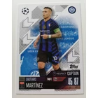 306 Lautaro Martinez Captain focis kártya (FC Internazionale Milano) Topps MATCH ATTAX BL 2024-25