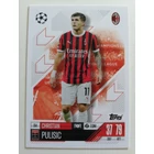 314 Christian Pulisic Base card focis kártya (AC Milan) Topps MATCH ATTAX BL 2024-25