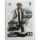 324 Weston McKennie Base card focis kártya (Juventus) Topps MATCH ATTAX BL 2024-25