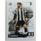328 Manuel Locatelli Base card focis kártya (Juventus) Topps MATCH ATTAX BL 2024-25