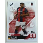 336 Jhon Lucumi Base card focis kártya (Bologna FC 1909) Topps MATCH ATTAX BL 2024-25