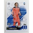 344 Marco Carnesecchi Base card focis kártya (Atalanta BC) Topps MATCH ATTAX BL 2024-25