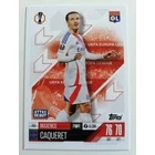 356 Maxence Caqueret Base card focis kártya (Olympique Lyonnais) Topps MATCH ATTAX BL 2024-25