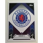 379 Team Badge Base card focis kártya (Rangers FC) Topps MATCH ATTAX BL 2024-25