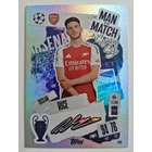 398 Declan Rice Man of the Match Signature Style focis kártya (Arsenal) Topps MATCH ATTAX BL 2024-25