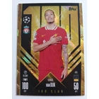 470 Virgil van Dijk 100 Club focis kártya (Liverpool) Topps MATCH ATTAX BL 2024-25