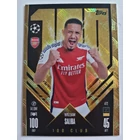 472 William Saliba 100 Club focis kártya (Arsenal) Topps MATCH ATTAX BL 2024-25