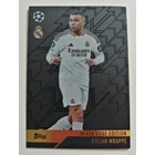 BE7 Kylian Mbappé Black Edge Edition focis kártya (Real Madrid CF) Topps MATCH ATTAX BL 2024-25