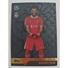 BE9 Mohamed Salah Black Edge Edition focis kártya (Liverpool) Topps MATCH ATTAX BL 2024-25