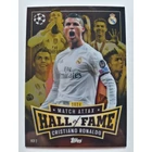 HOF2 Cristiano Ronaldo Match Attax Hall of Fame focis kártya (Real Madrid CF) Topps MATCH ATTAX BL 2024-25