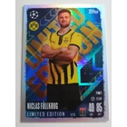 LE13 Niclas Füllkrug Limited Edition focis kártya (Borussia Dortmund) Topps MATCH ATTAX BL 2024-25