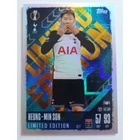 LE7 Heung-Min Son Limited Edition focis kártya (Tottenham Hotspur) Topps MATCH ATTAX BL 2024-25
