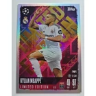 LE9 Kylian Mbappé Limited Edition focis kártya (Real Madrid CF) Topps MATCH ATTAX BL 2024-25