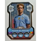 SH1 Kevin De Bruyne Chrome Pro Elite Shield focis kártya (Manchester City) Topps MATCH ATTAX BL 2024-25