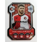 SH13 Santiago Giménez Chrome Pro Elite Shield focis kártya (Feyenoord) Topps MATCH ATTAX BL 2024-25